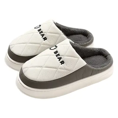 Cotton slippers men's autumn and winter cotton slippers confinement shoes women's indoor thickened warm cotton shoes for home men wholesale