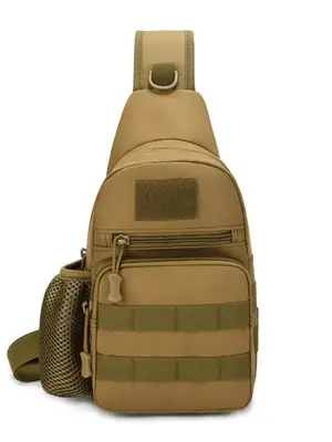 Men's Camo Military Style Shoulder Bag with Kettle Set