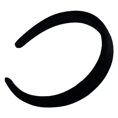 South Korea Black Velvet Wide Brim Sponge Headband for Women