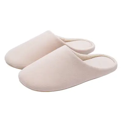 Silent Slippers for Women, Winter 2026 New Model, Indoor Home Wooden Floor Non-Slip Slippers, Couple's Cotton Slippers for Men in Winter