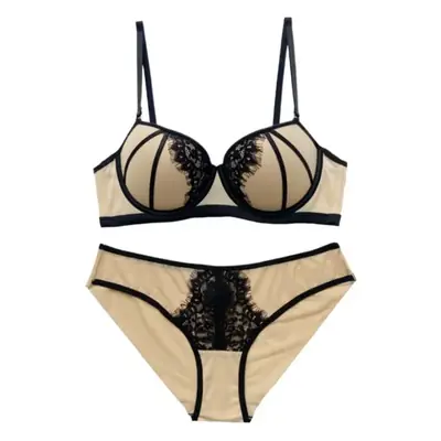 Black Lace Push Up Bra for Small Chest Anti Sagging