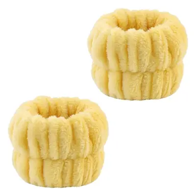 Yellow Soft Bow Hair Bands for Women