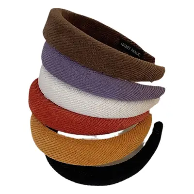 Brown Knitted Skull Top Headband for Women