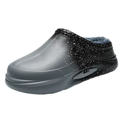 New Cotton Slip-On Winter Shoes for Men Women Fleece Lined Warm Waterproof
