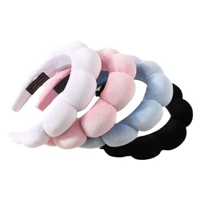 Girls Pink Puffy Sponge Headband for Outing