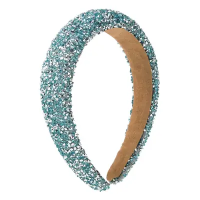 Wide Brim Sponge Diamond Headband for Women
