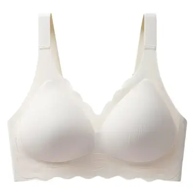 Black Fixed Cup One-Piece Bra for Women