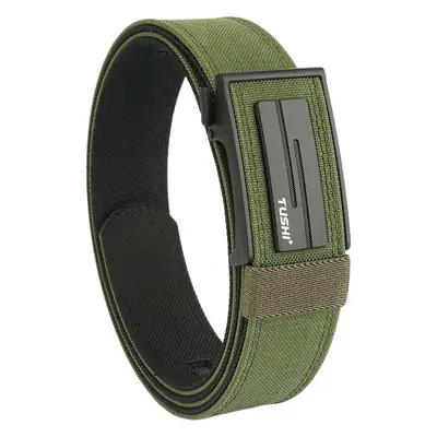 Men's 3.8" Cross-Body Belt with Automatic Buckle & Nylon Strap