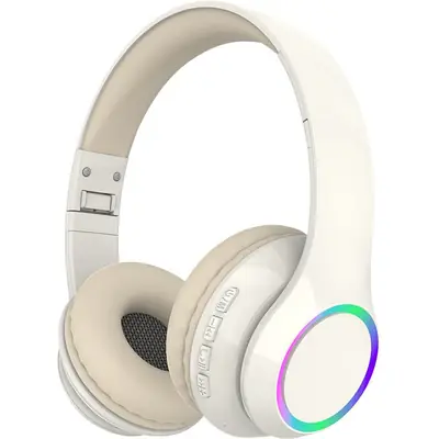 Wireless Bluetooth Headset with LED Light & 40mm Sound