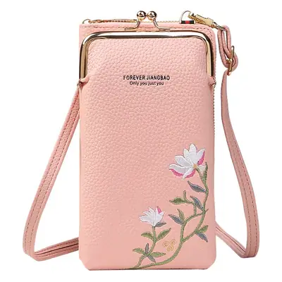 Korean Lychee Embroidered Crossbody Bag Yellow