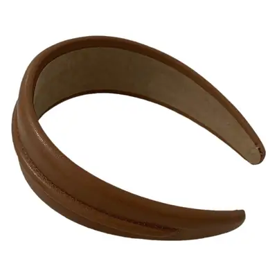 Korean Style PU Headband for Women with Hair Clip
