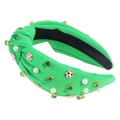 Women's Pearl Diamond Bow Headband Multi-Color