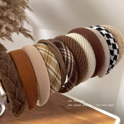 Women's High-Cheek Headband with Adjustable Closure