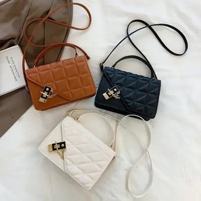 2023 Trendy Women's Quilted Shoulder Bags with Diamond Embroidery
