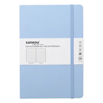 Blue A5 Notebook with Hard Strap & Enterprise Print