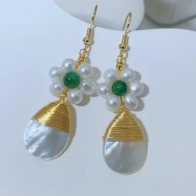 Royal Court Pearl Earrings for Women