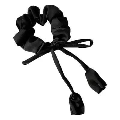 Red Bow Satin Hair Tie for Women
