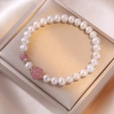 S925 Pearl Bracelet for Women's Fashion Jewelry