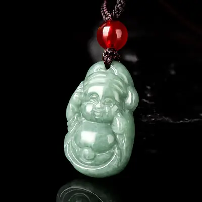 Natural Jade Baby Pendant Green 18g Tongcai