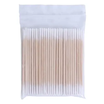 Double-Headed Cotton Eyebrow Swabs for Precision Application