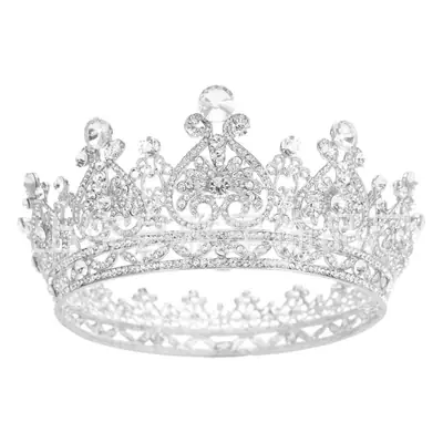 European Bridal Crown with Rhinestones for Wedding