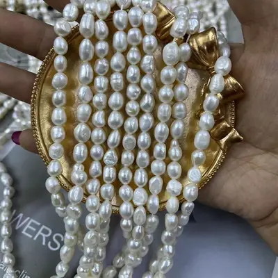 Natural Freshwater Pearl Light Baroque Necklace Bracelet