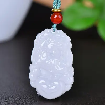 Exquisite Gold Jade "Twelve Zodiac" Pendant