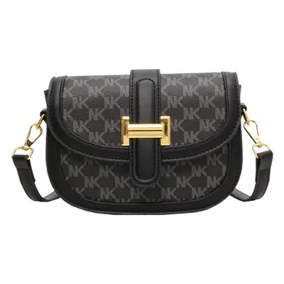 Women's Retro Crossbody Bag with Gold Clasp