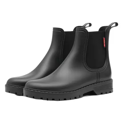 Women's Short Chelsea Rain Boots, New Low-Top Water Shoes, Lightweight Non-Slip Rain Boots, Pvc Overshoes, Rubber Shoes, Women's Waterproof