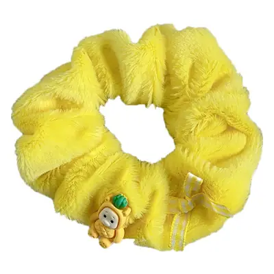 Plush Hair Band for Girls with Pink Bow