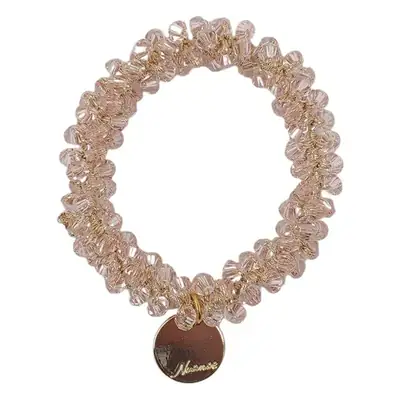 Dual-Use Crystal Braided Bracelet with Bell