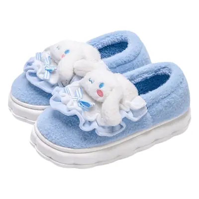 Blue Velvet Winter Baby Slippers 2025