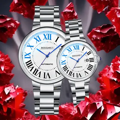 Couple's Waterproof Calendar Anti-Fake Wristwatch Set