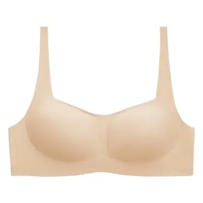 Green Seamless Bra for Women Large Breasts Soft Support