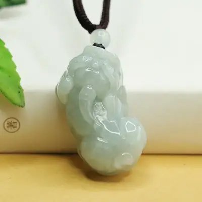 Ayu Natural Jade Pixiu Necklace for Men Women Wholesale
