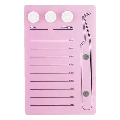 Magnetic Eyelash Scale Plate for Accurate Grafting