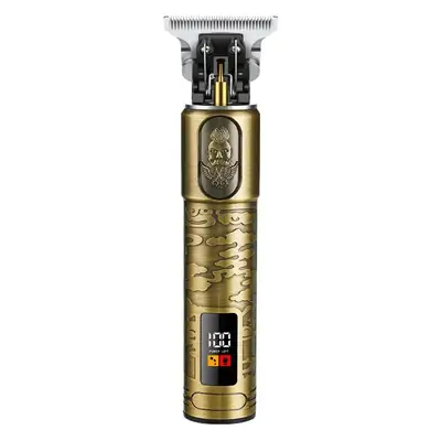 R-Type Gold Hair Clipper with Digital Display