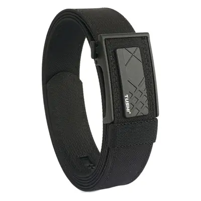 Men's Black Tactical Belt 3.8" Automatic Buckle