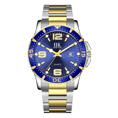 IIK Green Quartz Watch for Men Waterproof Ring Watch