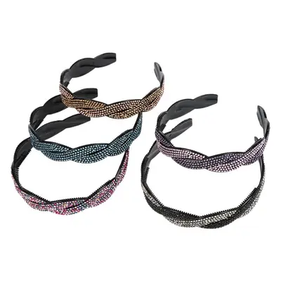 Full Diamond Wide Brim Headband for Women