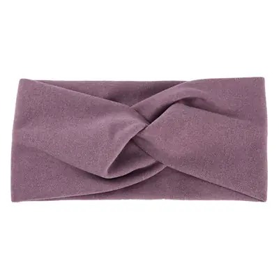 Women's Beige Wool Headband with Wide Edge Design