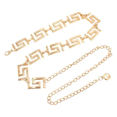 Tiger Head Metal Waist Chain Women's Dress All Match