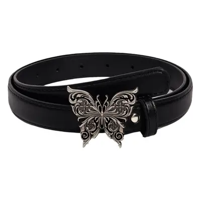 Women's Metal Butterfly Belt Brown Retro Style