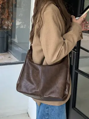 Maillard Black Crossbody Bag Women 2026 Korean Style