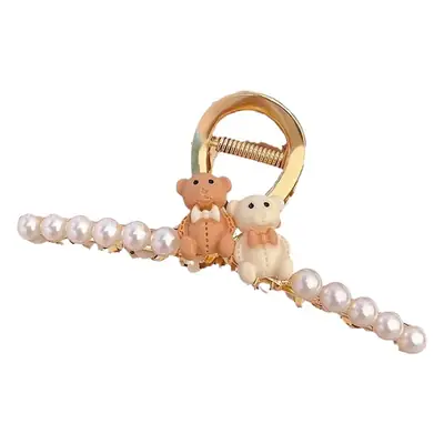 Korean Dongdaemun Butterfly Hairpin Women Large Back Head Flower Shark Clip