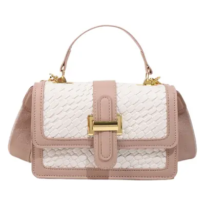 Women's Korean Style Shoulder Crossbody Bag Beige Cream
