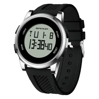 Sanda Digital Stopwatch Watch for Boys Black