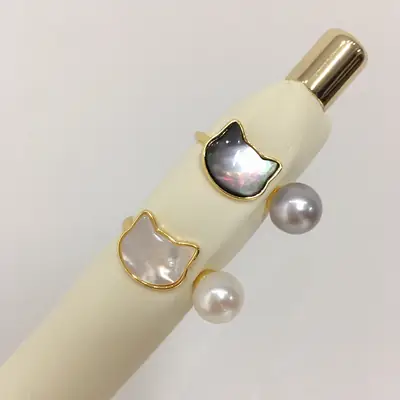 Natural Freshwater Pearl Ring 18K Real Gold Electroplating