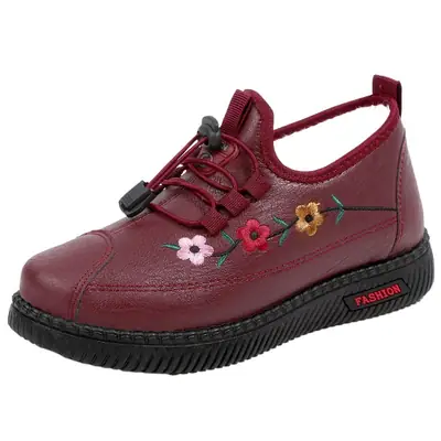2025 Winter Cotton Flats for Women Warm Non-Slip