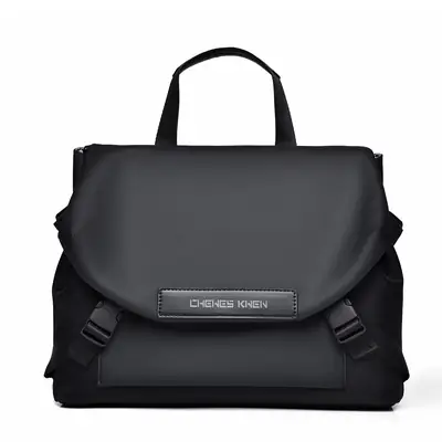 Men's Crossbody Bag Grey Large Capacity Business Travel